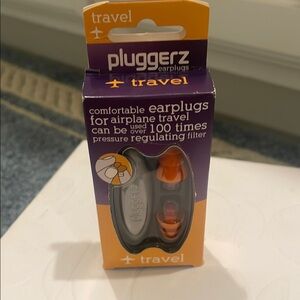 Pluggerz Orange Earplugs for Travel